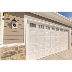 Portes de garage sectionnelles d'occasion Master Well Wholesale 16x7 8x7, portes de garage modernes à bas prix, portes de garage à ouverture verticale - Product Image 4