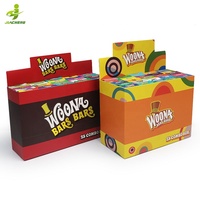 Caja de exhibición de producto de cartón blanco impreso con logotipo personalizado, caja doble de papel para cigarrillos con bolígrafo para fumar