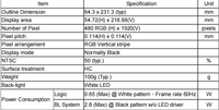 Beste Qualität 8,8'' Vollfarbiges LCD-Display 480x1920 IPS TFT Kapazitiver Touchscreen-Balken