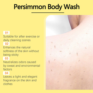 <span class=keywords><strong>Gel</strong></span> <span class=keywords><strong>Douche</strong></span> Moussant Hydratant au Kaki et à la Rose, Éclaircissant et Anti-Odeur, pour Hommes et Femmes - Product Image 5