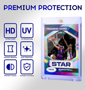 MIO 35PT Portatarjetas magnético Fundas de plástico duro Estuche de exhibición comercial Protector de tarjeta de pasaporte de negocios Juego de soporte de tarjeta de crédito - Product Image 5
