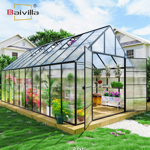 غرفة شمسية حديثة مسبقة الصنع بسقف زجاجي متعدد الأضلاع للبيع بالجملة، مناسبة للمنازل الصيفية والفلل - Product Image 2