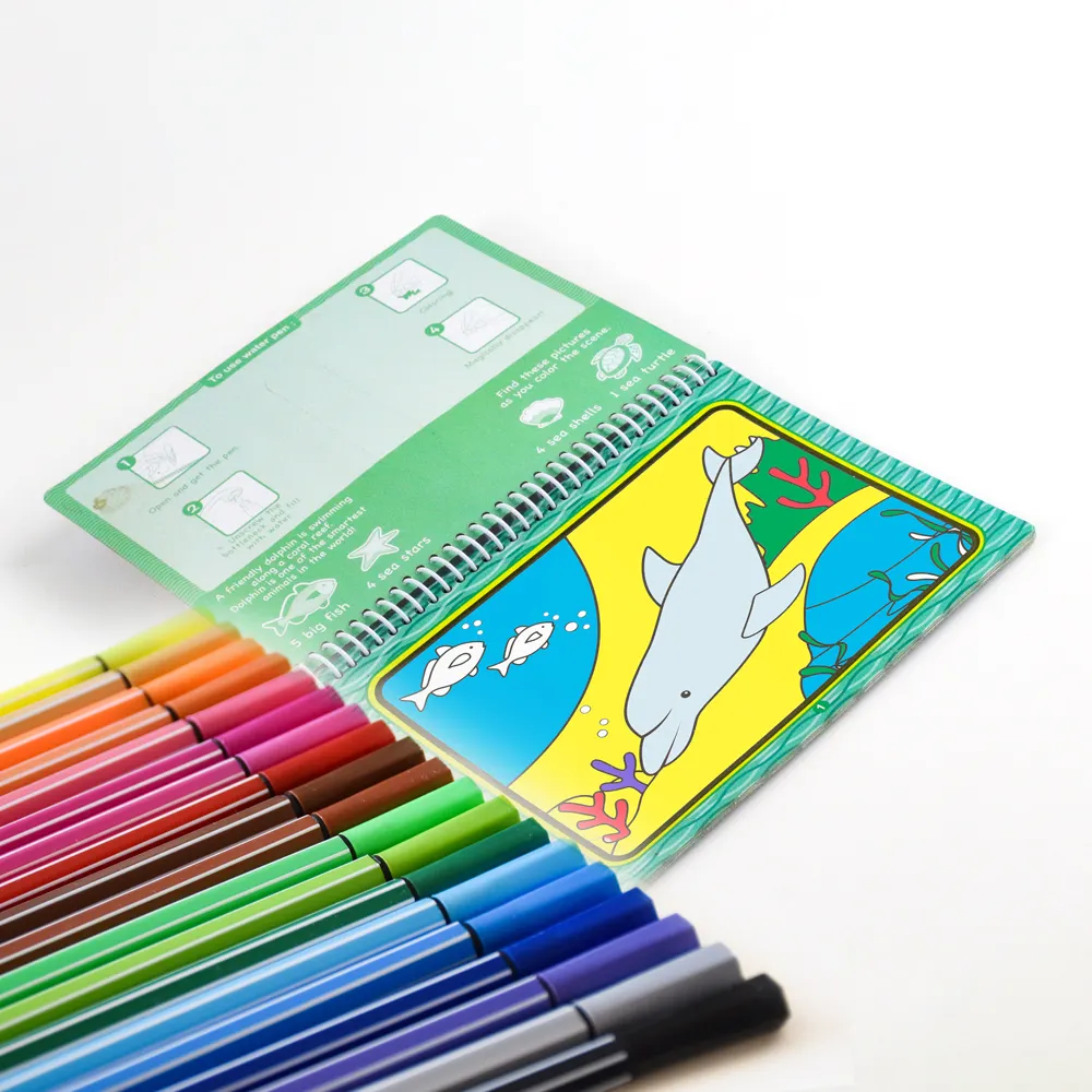 2023 nuevo producto barato impresión Color relleno barato dibujo para niños libro para colorear para niños impresión personalizada