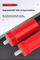 Isolateur hexagonal rouge JYZ en gros, support de barre omnibus, isolateur de poteau, pour borne de recharge de véhicules électriques et stockage d'énergie, OEM