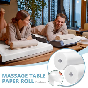 Einweg-Massagetischauflagen aus Vliesstoff, wasserdicht, 80 x 180 cm, auf Rolle - Product Image 5