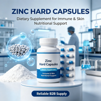 Capsules dures à base de formule de zinc mélangée, complément alimentaire multi-nutriments
