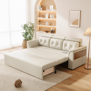 <span class=keywords><strong>Canapé</strong></span>-lit <span class=keywords><strong>convertible</strong></span> moderne et confortable <span class=keywords><strong>avec</strong></span> <span class=keywords><strong>accoudoirs</strong></span> et rangement, structure métallique, tissu, pour la maison, l'hôtel, le salon - Product Image 4