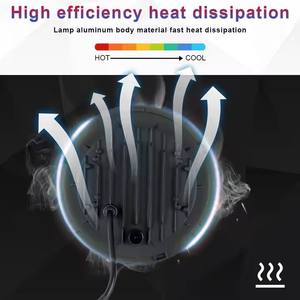 Faros LED Redondos de 7 Pulgadas con Halo Rojo, Azul y Verde, DRL 6000K, 3000LM, 30W, Bombilla H4, 12V, para Wrangler, para Autos Universales - Product Image 3