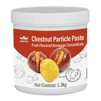 Selai Puree Buah Chestnut Anran Grosir 1.36kg Cairan Khusus untuk Kue Panggang dan Toko Teh Susu, Dengan Daging Buah dan Potongan