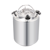Fût de nettoyage en acier inoxydable, 1 tête/2 têtes/3 têtes fût de lavage 10L / 15L pour votre système de ligne de bière, accessoires de Bar à bière