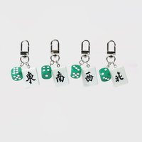 Nouveaux porte-clés en acrylique style Mahjong, porte-clés tuiles chinoises, cadeaux pour les amateurs de Mahjong, cadeaux de fête, porte-clés Mahjong pour femmes