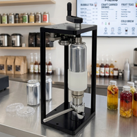 Energiebesparende handmatige blikkenverzegelmachine voor frisdrank, bier, fruitthee en blikverpakkingen
