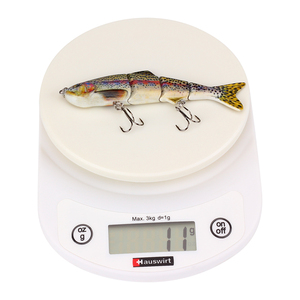 Stock de leurres <span class=keywords><strong>Banshee</strong></span> Offre Spéciale Multi 4 Segments articulés appât de natation brillant yeux 3D natation fluide glissement ABS leurre de pêche <span class=keywords><strong>en</strong></span> plastique - Product Image 4