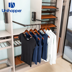 Accessoires <span class=keywords><strong>de</strong></span> <span class=keywords><strong>penderie</strong></span> Unihopper : <span class=keywords><strong>Tringle</strong></span> <span class=keywords><strong>de</strong></span> <span class=keywords><strong>penderie</strong></span> escamotable à fermeture douce pour vêtements - Product Image 5