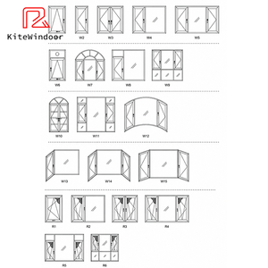 Fenêtre à battant latéral en <span class=keywords><strong>PVC</strong></span> insonorisée de qualité supérieure avec isolation de 25-35 dB <span class=keywords><strong>pour</strong></span> chambres et bureaux - Product Image 3