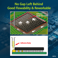 Adhesivo Epoxi de Baja Viscosidad SIRNICE CS2030 para Empaquetado de Chips CSP BGA PCB IC, 30ml 50ml 250ml