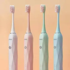 Новинка 2019, Модная Портативная звуковая электрическая перезаряжаемая зубная щетка