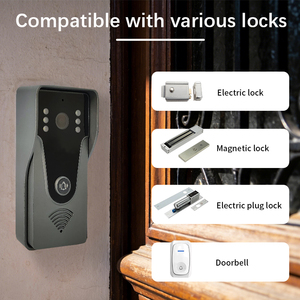 Système d'interphone vidéo à basse tension sécurisé avec fonction de capture d'image du visiteur, <span class=keywords><strong>2</strong></span> fils, en stock, pour les clubs communautaires - Product Image 5