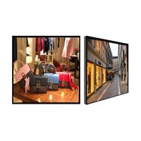 Pantalla LCD Cuadrada de 45.4 Pulgadas (849 mm x 849 mm) con Sistema Android CMS y Control Remoto de Contenido para Restaurantes