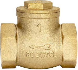 <span class=keywords><strong>Clapet</strong></span> <span class=keywords><strong>anti</strong></span>-<span class=keywords><strong>retour</strong></span> pivotant, 1 pouce, raccord de plomberie en laiton - Product Image 2