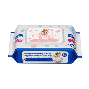 Lingettes pour bébé en <span class=keywords><strong>tissu</strong></span> non tissé biologique, grande taille, lot de 80 pièces, nettoyage en douceur pour peau sensible, lingettes humides pour les soins de bébé, vente en gros - Product Image 2