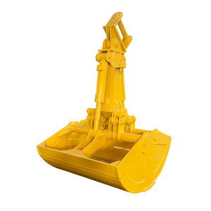 Pinza giratoria abatible resistente al desgaste con <span class=keywords><strong>motor</strong></span> para excavadoras de 6-30 toneladas, pinza tipo concha para manipulación de materiales a granel - Product Image 6