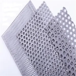 Yuvarlak delikli delikli Metal/yuvarlak delikli galvanizli 316 paslanmaz çelik delikli levha Metal