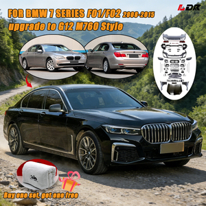 Kit carrosserie pour <span class=keywords><strong>BMW</strong></span> <span class=keywords><strong>Série</strong></span> <span class=keywords><strong>7</strong></span> F01/F02 2008-2015 jusqu'à <span class=keywords><strong>2023</strong></span>+ G12 LCI Style M760 Sans découpe Kit de mise à niveau direct d'usine Aile Pare-chocs Capot - Product Image 1