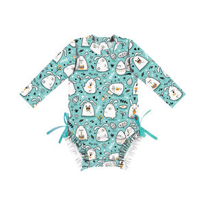 Traje de Baño para Niñas Pequeñas YZ-102-CXL, Traje de Baño Infantil con Estampado de Conejo - Product Image 2