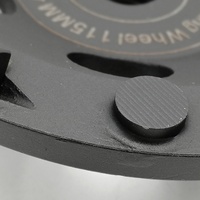 Disque de meulage en diamant polycristallin PCD de 4,5/5/7 pouces pour l'élimination de la colle et du revêtement époxy avec bride M14/5/8''-11