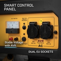 Générateur à essence PowerVALUE R3000 à démarrage automatique 3000W/3kW 7.0HP 212cc Démarrage électrique AVR Alimentation de secours domestique CE ISO
