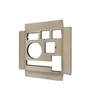 Boîte de protection personnalisée en carton ondulé alvéolé rembourré et épaissi, panneaux anti-choc résistants à la compression