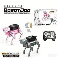 Intelligenter Elektrischer Ferngesteuerter Roboterhund Interaktives Kinderspielzeug für Früherziehung 30M Reichweite Innen-Außen Geburtstagsgeschenk