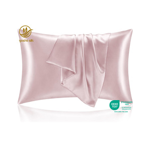 Taie d'<span class=keywords><strong>oreiller</strong></span> en soie de mûrier 100% qualité hôtelière, résistante à la décoloration, confortable pour dormir, en gros - Product Image 3