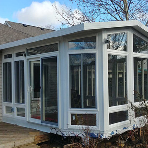 Véranda <span class=keywords><strong>solarium</strong></span> sur pied en aluminium verre trempé sunrooms maisons en verre - Product Image 6