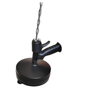 Sonda manuale <span class=keywords><strong>a</strong></span> spirale da 25 piedi per la pulizia di scarichi domestici, strumento per la pulizia di tubi e lavelli con alimentazione automatica - Product Image 1