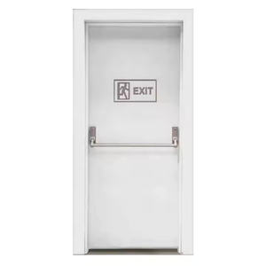 Porte de sécurité professionnelle en acier inoxydable, résistante au feu, personnalisable en taille et couleur, moderne, pour hôtel - Product Image 6