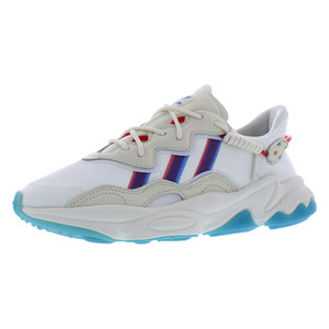 Zapatos deportivos Adidas Ozweego para hombre, para caminar, combinación de colores blanco/beige/azul/rojo escarlata, 100% auténticos - Product Image 1