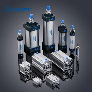 Airtac type China pneumatic air cylinders,standard double acting aluminium SC series air cylinder