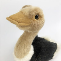 Fabricant direct, peluche super douce en forme d'autruche, jouet de zoo, cadeau pour animaux de compagnie, animal simulé, ours en peluche, jouet en coton PP lavé