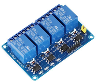 Módulo de Relé de 4 Canales FYX Stock 5V con Optoacoplador Aislado, Placa de Relé PLC de 4 Vías, Módulo de Control Industrial