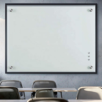 Tableau blanc magnétique sans cadre en verre trempé imprimé Kanban personnalisé, épaisseur 4 mm, 100x150 cm (40x60 pouces), effaçable à sec pour la planification de projets