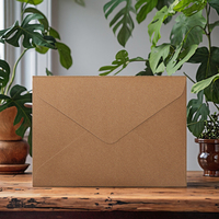 Sobre en blanco A4 ecológico al por mayor con papel grueso para documentos de tarjetas de carta No hay comentarios todavía