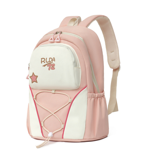 Sac à dos grande capacité en nylon kaki de haute qualité, multi-poches, durable, pour l'école, les activités de plein air et le campus, idéal pour les étudiants - Product Image 3
