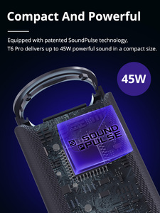 ลำโพงบลูทูธพกพา Tronsmart T6 Pro เทคโนโลยี SoundPulse ที่ได้รับสิทธิบัตร พร้อมไดรเวอร์ขนาดใหญ่พิเศษ 57 มม. ที่ปรับแต่งได้ - Product Image 3