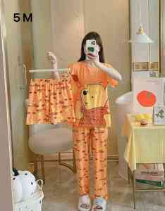 Vêtements de nuit d'été pour enfants T-shirt à manches courtes Pantalon long Cartoon Girls Pajamas Sets Printed Boys' Homewear 2piecs Nighty - Product Image 5