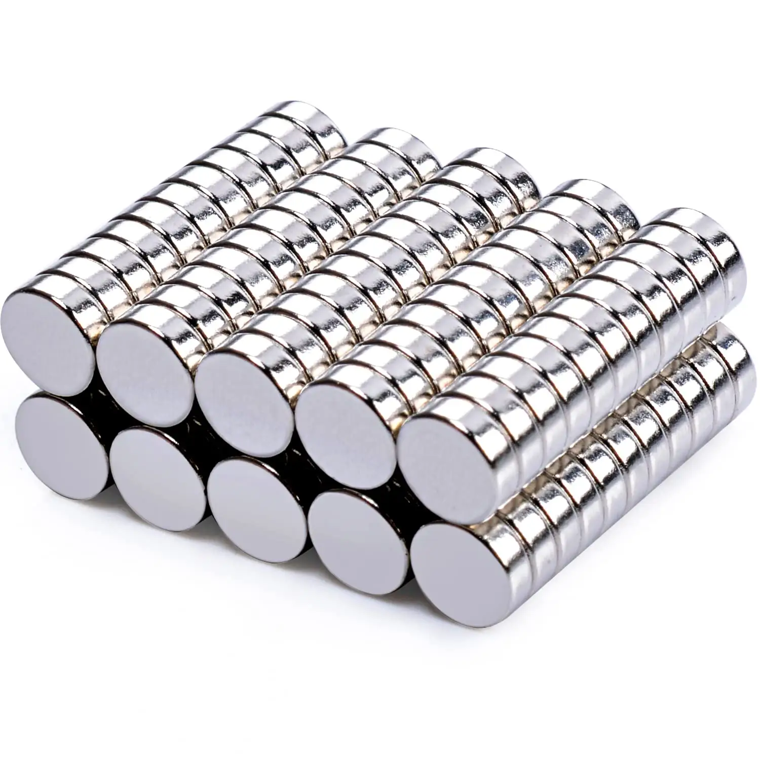 Magnet Neodymium kuat 8x2 8x3, 100 buah magnet cakram kecil untuk tas pensil papan tulis