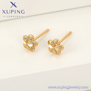 Orecchino-136 <span class=keywords><strong>xuping</strong></span> di modo 18K di colore dell'oro della lega di rame piccolo orecchino della vite prigioniera per le donne - Product Image 4