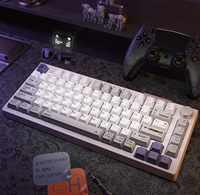 Clavier de jeu capacitif Darmoshark EC75 sans fil Bluetooth Tri-mode Hot Swap Clavier d'ordinateur 81 touches pour bureau PC portable