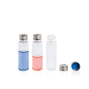 Flacons Headspace ALWSCI 10ml 20ml avec bouchons à vis argentés 18mm et septa en Viton PTFE pour analyse GC MOSH <span class=keywords><strong>MOAH</strong></span> - Product Image 1